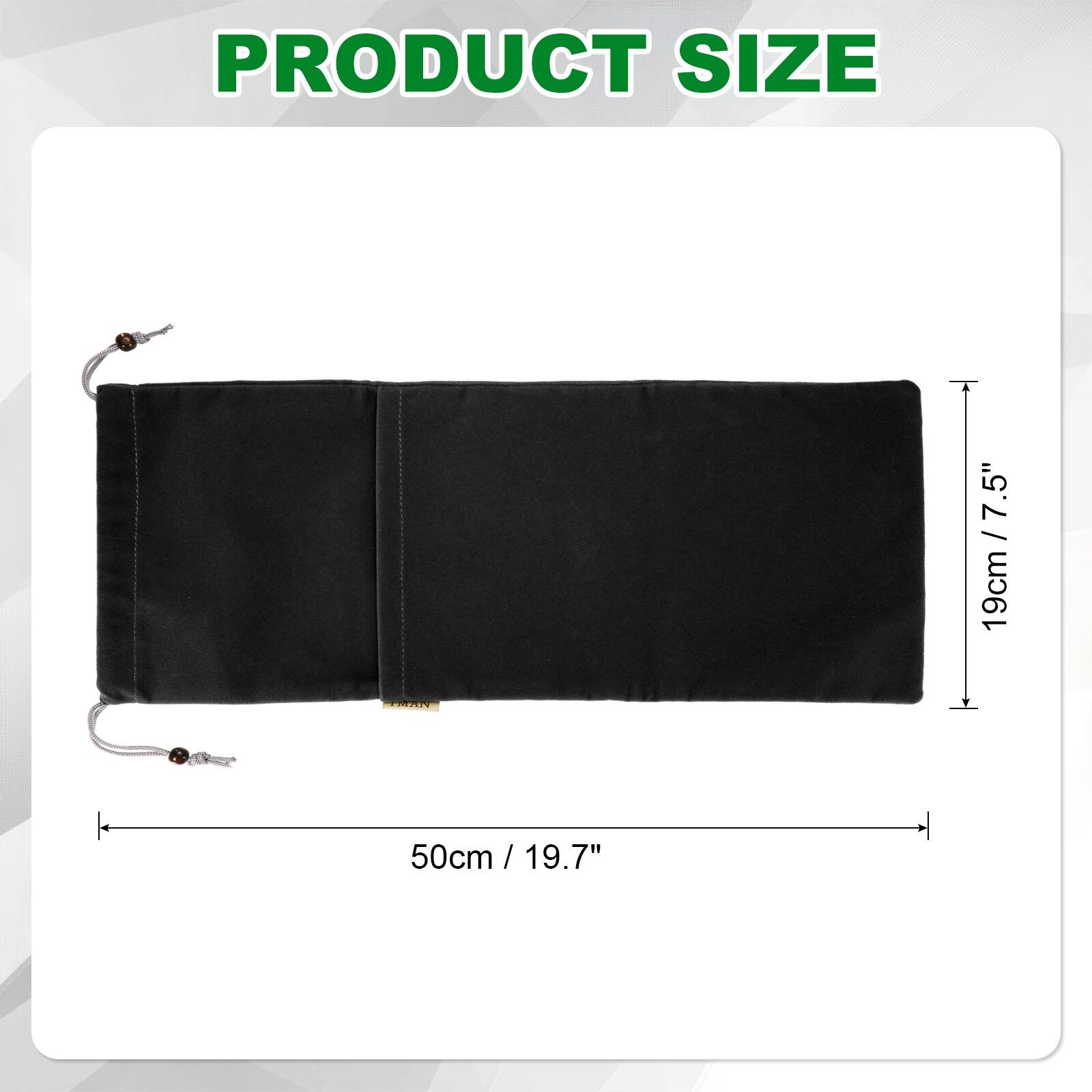 PRODUCT SIZE

7.5" / 19cm / 50cm / 19.7"