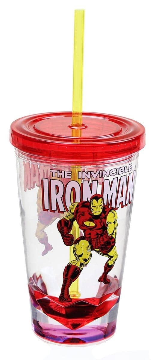 Just Funky - Marvel Retro Iron Man 19oz Carnival Cup - Red