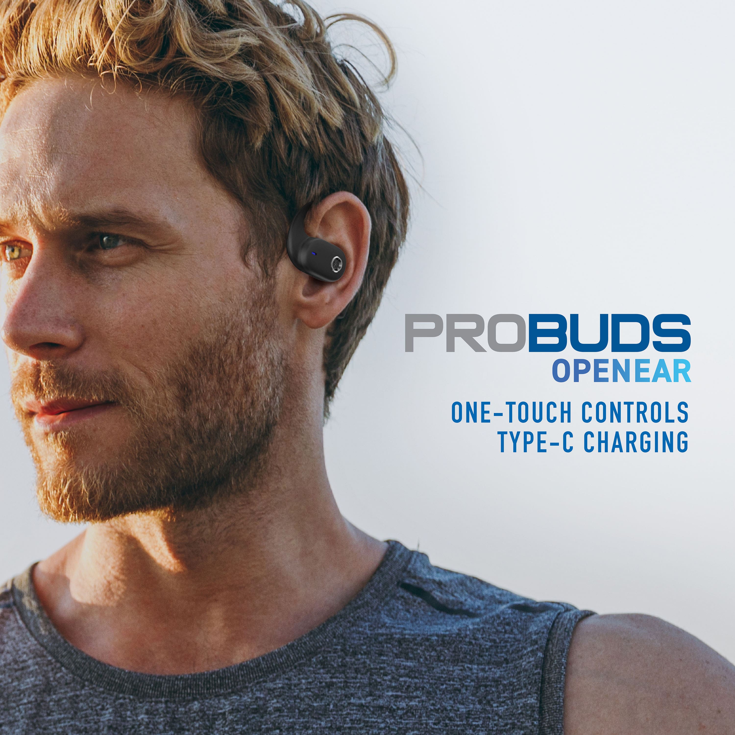 Tzumi ProBuds OpenEar Earbuds, Wireless USB Rechargeable Bluetooth