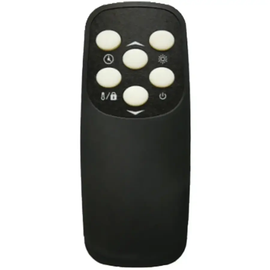 Alt View 22. Lifesmart - 2 in 1 Digital Fan Heater with Oscillation - Black.