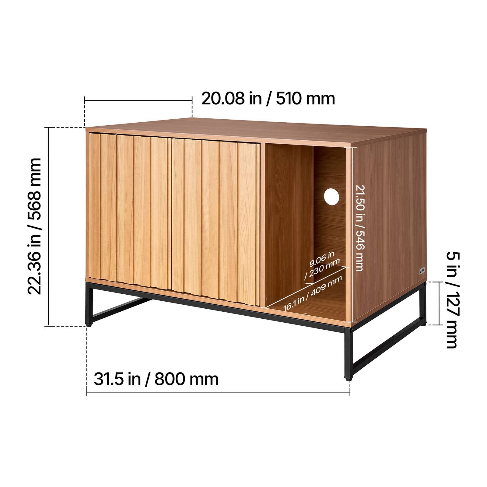 - 20.08 in / 510 mm
- 21.50 in / 546 mm
- 31.5 in / 800 mm
- 9.06 in / 230 mm
- 16.1 in / 409 mm
- 5 in / 127 mm
- 22.36 in / 568 mm