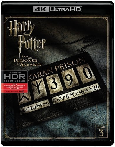 Front. Harry Potter and the Prisoner of Azkaban   - 4K Blu-Ray.