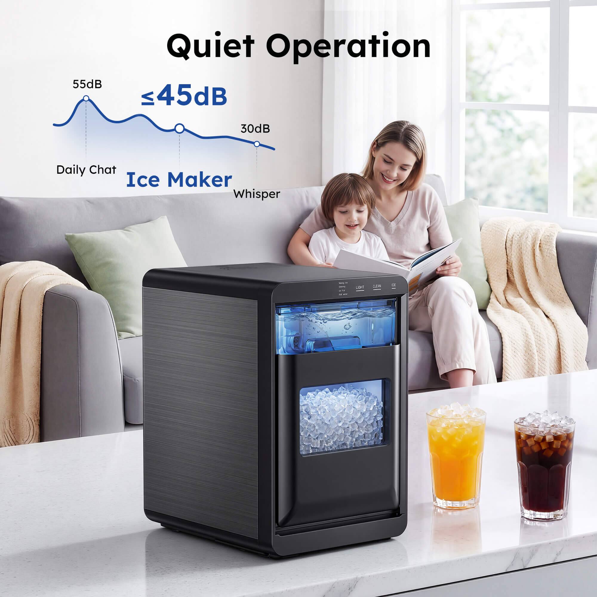 Quiet Operation  
55dB  
≤45dB  
30dB  
Daily Chat  
Ice Maker Whisper