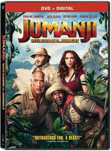 Front. Jumanji: Welcome to the Jungle   - DVD.