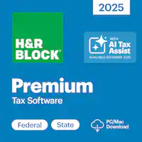 H&R Block - Tax Software Premium 2025 - Windows, Mac OS - Front_Zoom