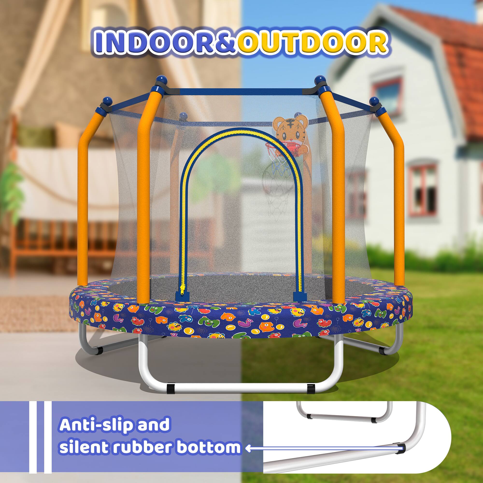 INDOOR & OUTDOOR

Anti-slip and silent rubber bottom