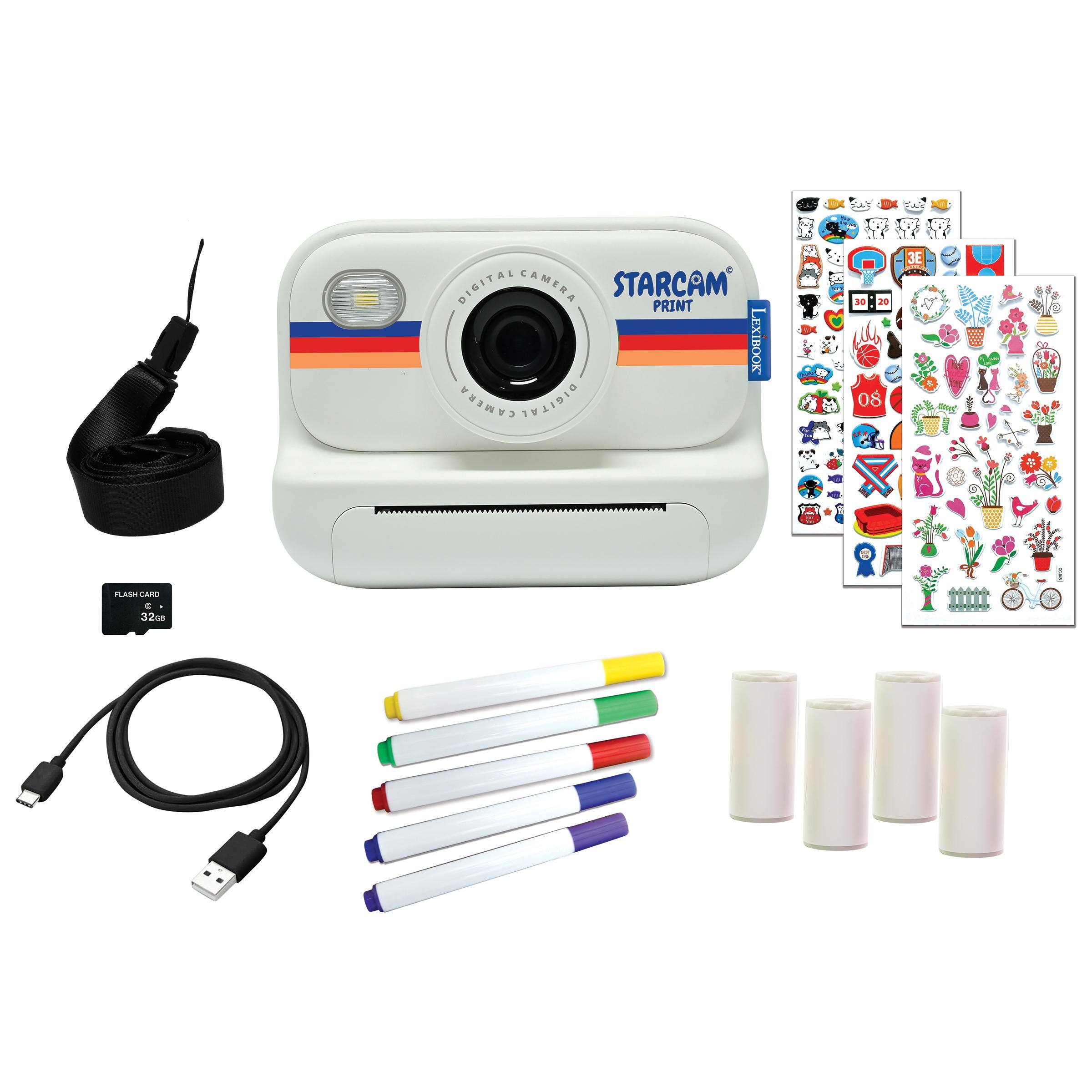DIGITAL CAMERA STARCAM PRINT LEXIBOOK CAMERA DIGITAL

30 20 08

FLASH CARD 32GB