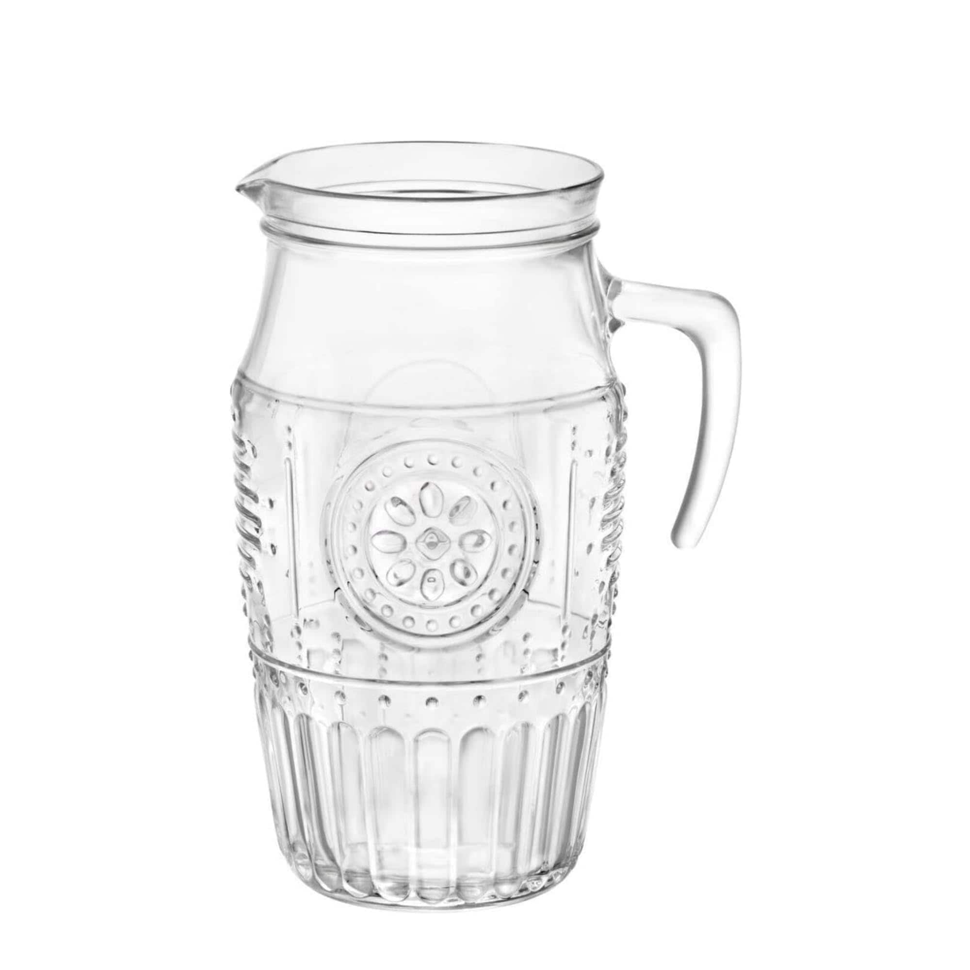 Bormioli Rocco - Exclusiva Carafe, 1 L Star Glass Faceted Lead-Free Jug - Clear