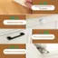 01 Waterproof Bamboo Top Board 02 Metal Drawer Knob 03 Tilt Out Cabinet Handle 04 Smooth & Durable Hinge