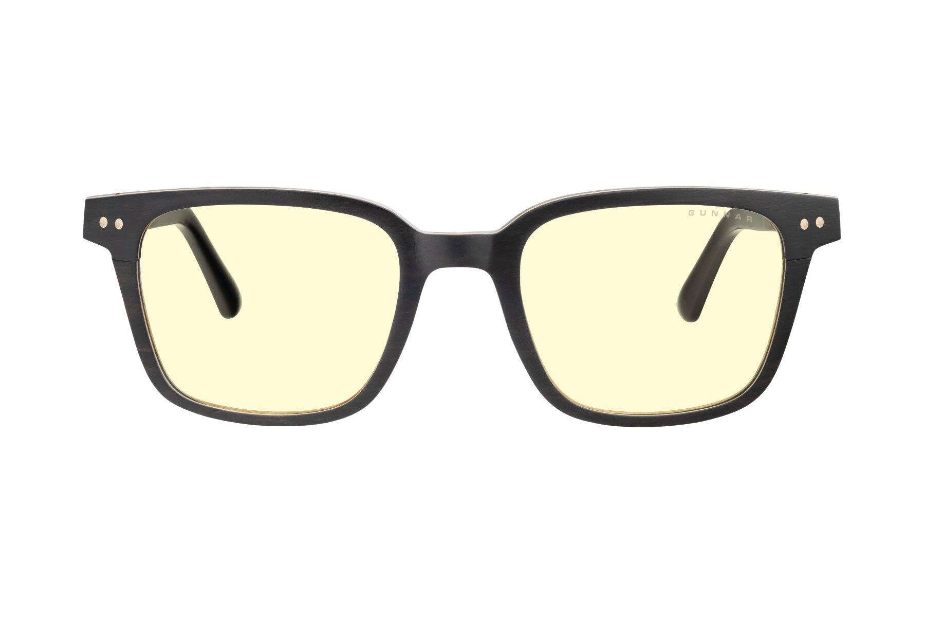 Alt View 4. GUNNAR - GUNNAR Computer Glasses  -  Muir, Ebony (wood), Amber Lens - Blue Light Blocking, Relieve Dry Eye, Anti Glare - Ebony.