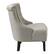 Left. OSP Home Furnishings - Evelyn Tufted Chair in Linen Fabric - Linen.