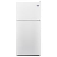 Maytag - 20.5 Cu. Ft. Top Freezer Refrigerator with PowerCold Feature - White Ice - Front_Zoom