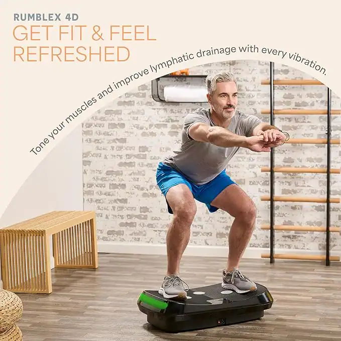 Lifepro Rumblex Plus 4D Vibration Plate Exercise Machine – Whole Body Workout, Pain Relief, Lymphatic Drainage, Muscle Recovery & Circulation Booster Lifepro Rumblex Plus 4D Vibration Plate Exercise Machine – Whole Body Workout, Pain Relief, Lymphatic Drainage, Muscle Recovery & Circulation Booster