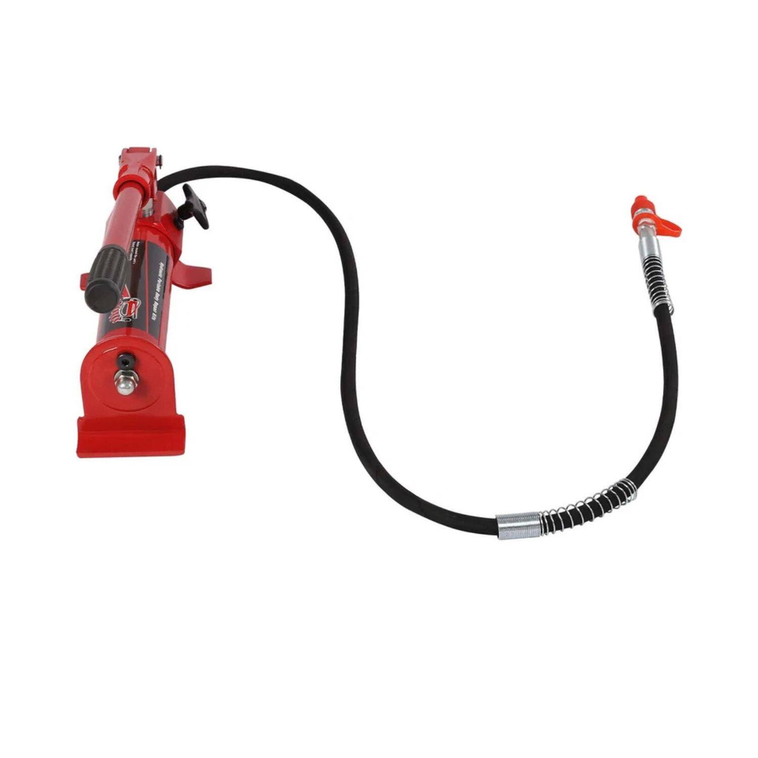 Alt View 4. Home Collection - 4 Ton Porta Power Hydraulic Jack Hand Pump Ram Auto Body Repair Kit.