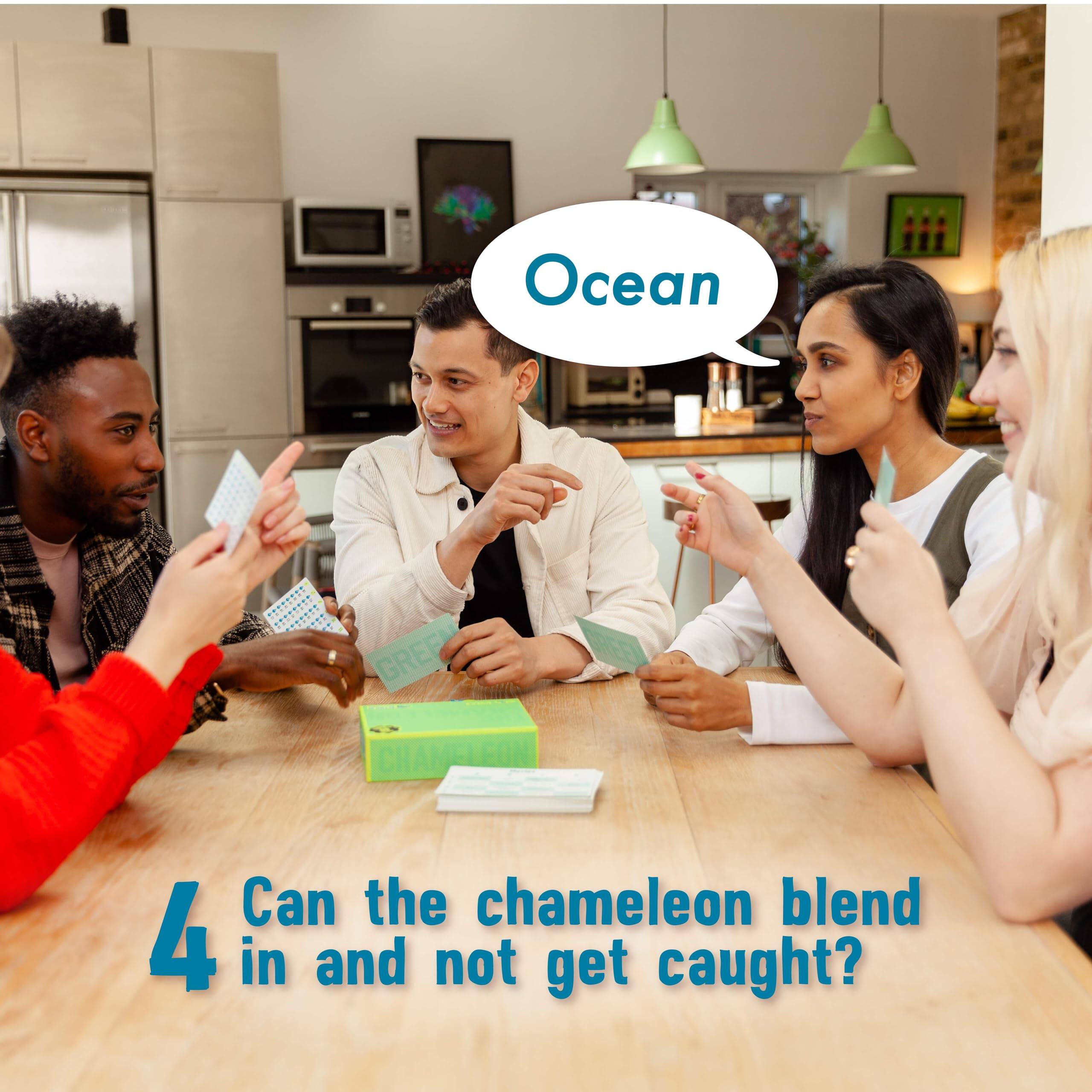 Ocean

4. Can the chameleon blend in and not get caught?
