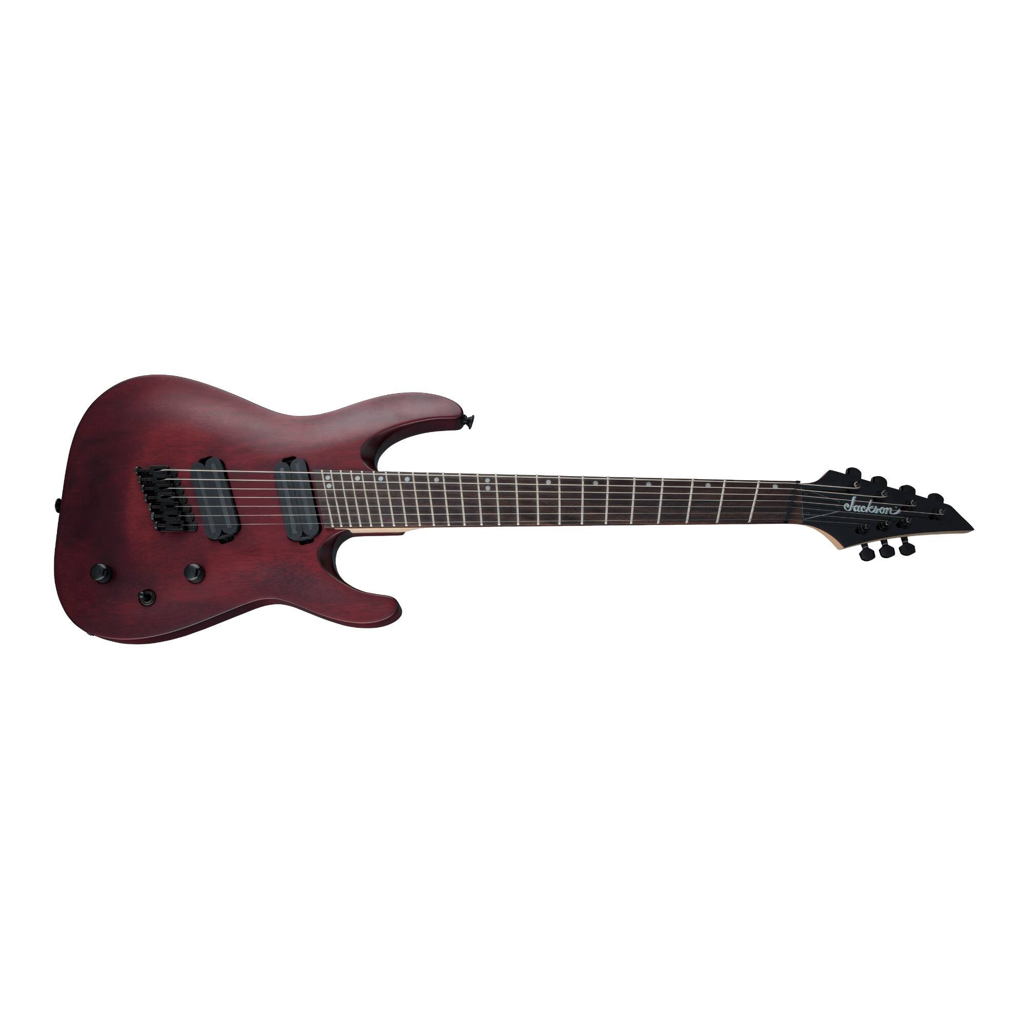 Back. Jackson - Jackson X Series Dinky Arch Top DKAF7 MS 7-String (Strained Mahogany).
