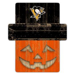 Fan Creations - Pittsburgh Penguins 12" x 12" Jack-O-Lantern Display - Orange