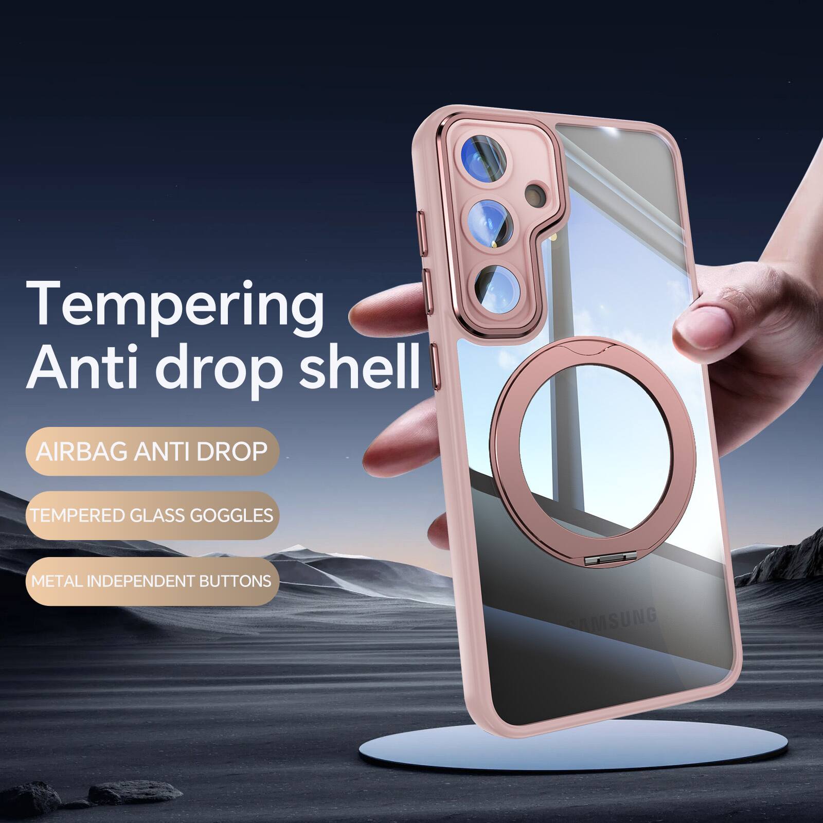 Tempering Anti drop shell  
AIRBAG ANTI DROP  
TEMPERED GLASS GOGGLES  
METAL INDEPENDENT BUTTONS  
AMSUNG