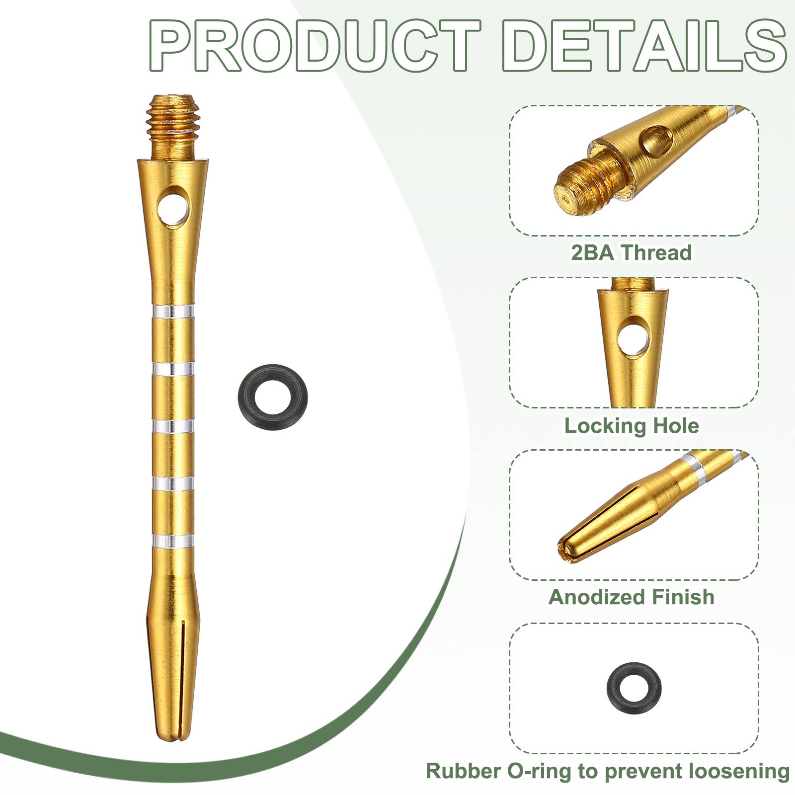 PRODUCT DETAILS

- 2BA Thread
- Locking Hole
- Anodized Finish
- Rubber O-ring to prevent loosening