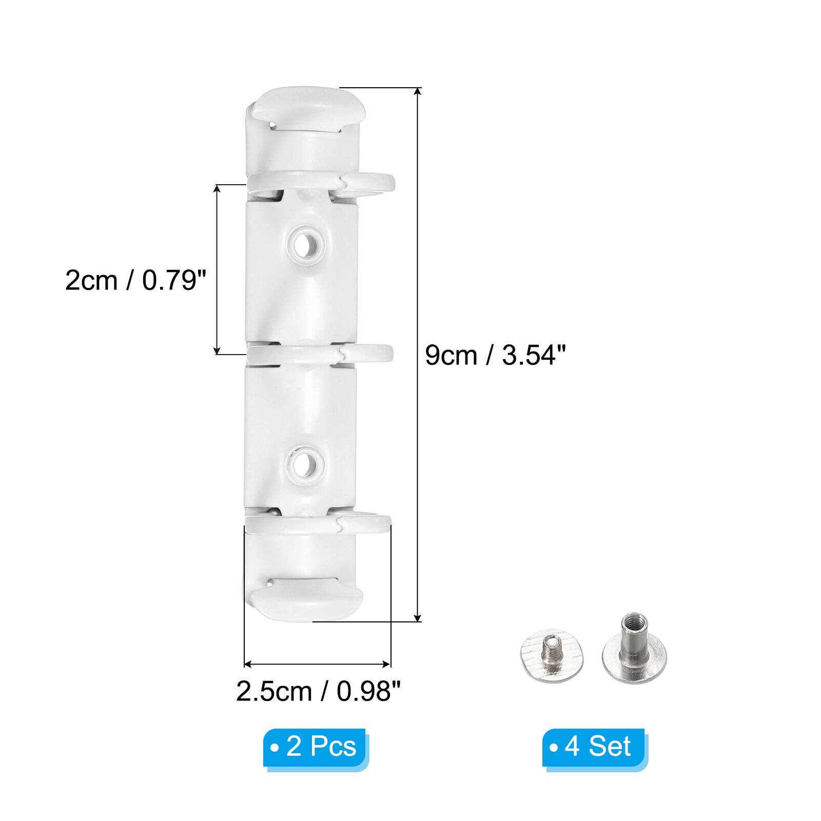 2cm / 0.79"  
9cm / 3.54"  
2.5cm / 0.98"  
2 Pcs  
4 Set