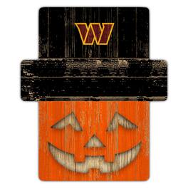 Fan Creations - Washington Commanders 12" x 12" Jack-O-Lantern Display - Orange
