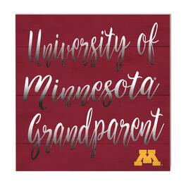 Jardine - Minnesota Golden Gophers 10'' x 10'' Grandparent Plaque - Maroon