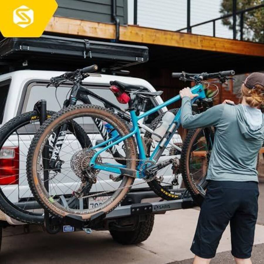 Soarify Bike Rack Saris Freedom 2 Bike Hitch Rack – Lightweight Aluminum Platform for ...