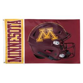 WinCraft - Minnesota Golden Gophers 3' x 5' Helmet Deluxe Single-Sided Flag - Multicolor