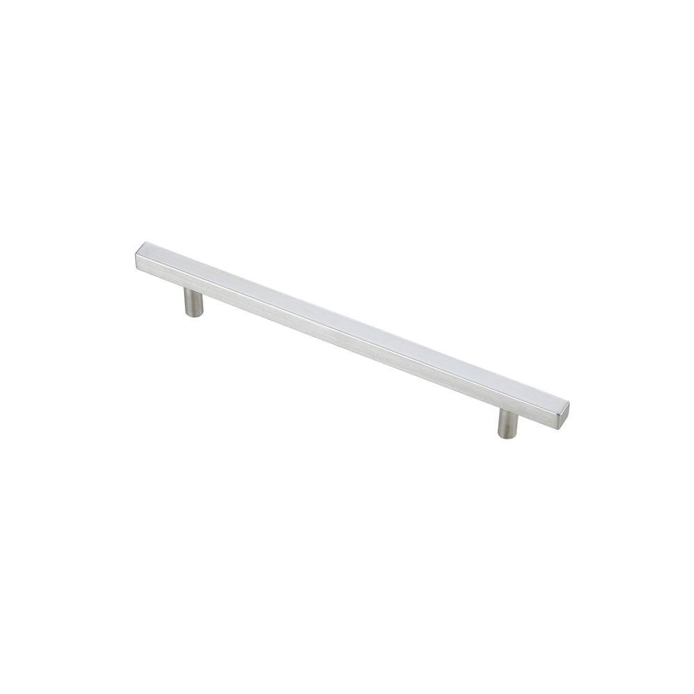 Back. Elegant Decor - Dior 7-9/16" Center to Center Brushed Nickel Bar Pull Multipack (set of 10) - Brushed Nickel.