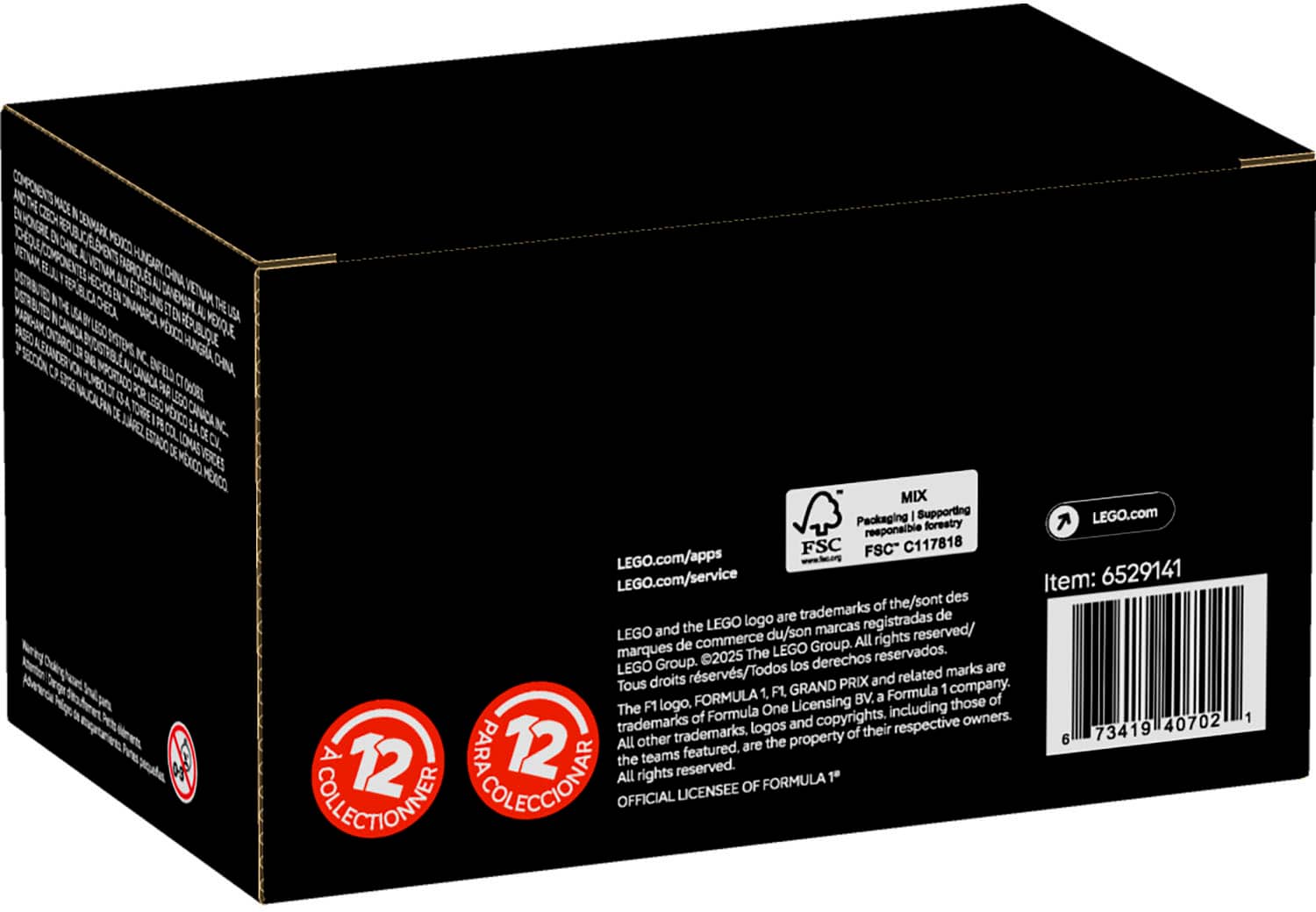 ココア ④ LEGO F1 Collectible Race Cars 6 Pack (66796) Deal - June
