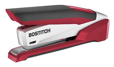 Front. Bostitch - InPower uced-Effort Desktop Stapler, 28-Sheet Capacity, Staples Included - Red.