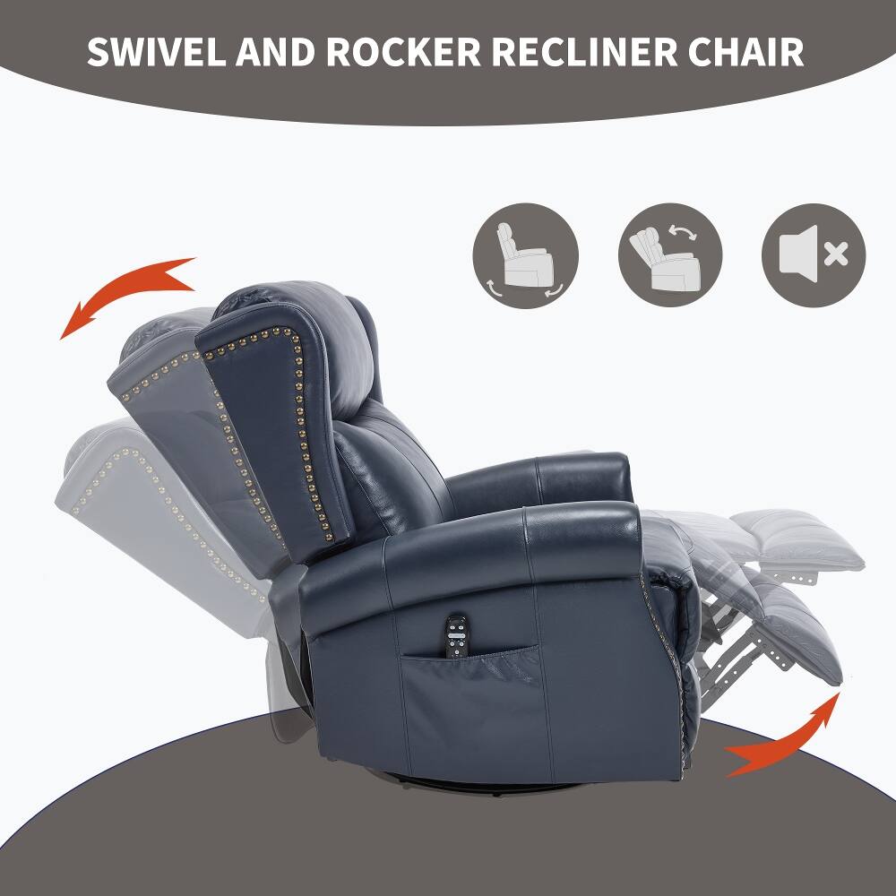 SWIVEL AND ROCKER RECLINER CHAIR