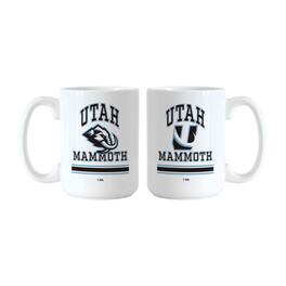 Logo Brands - Utah Mammoth 15oz. Current & Throwback Mug Set - Multicolor