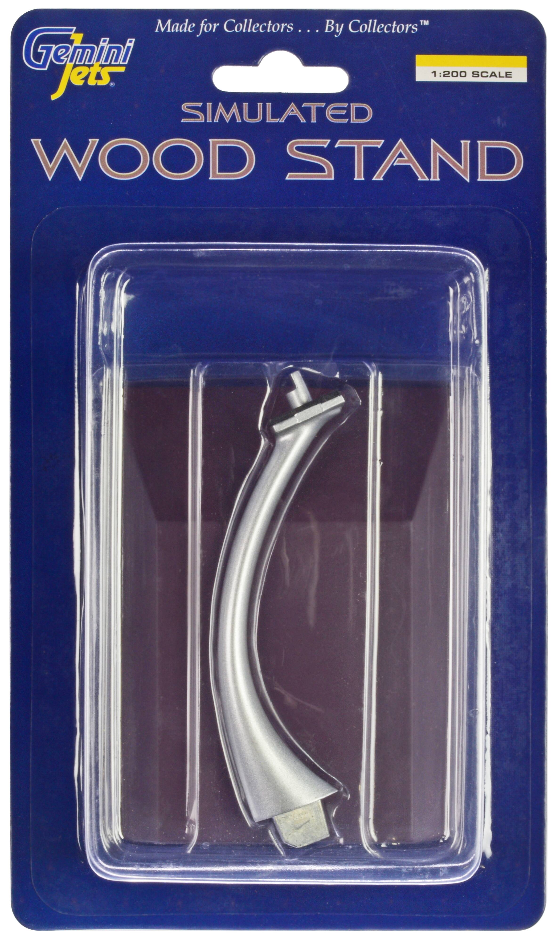 Made for Collectors... By Collectors™  
1:200 SCALE  
SIMULATED WOOD STAND  
Gemini Jets