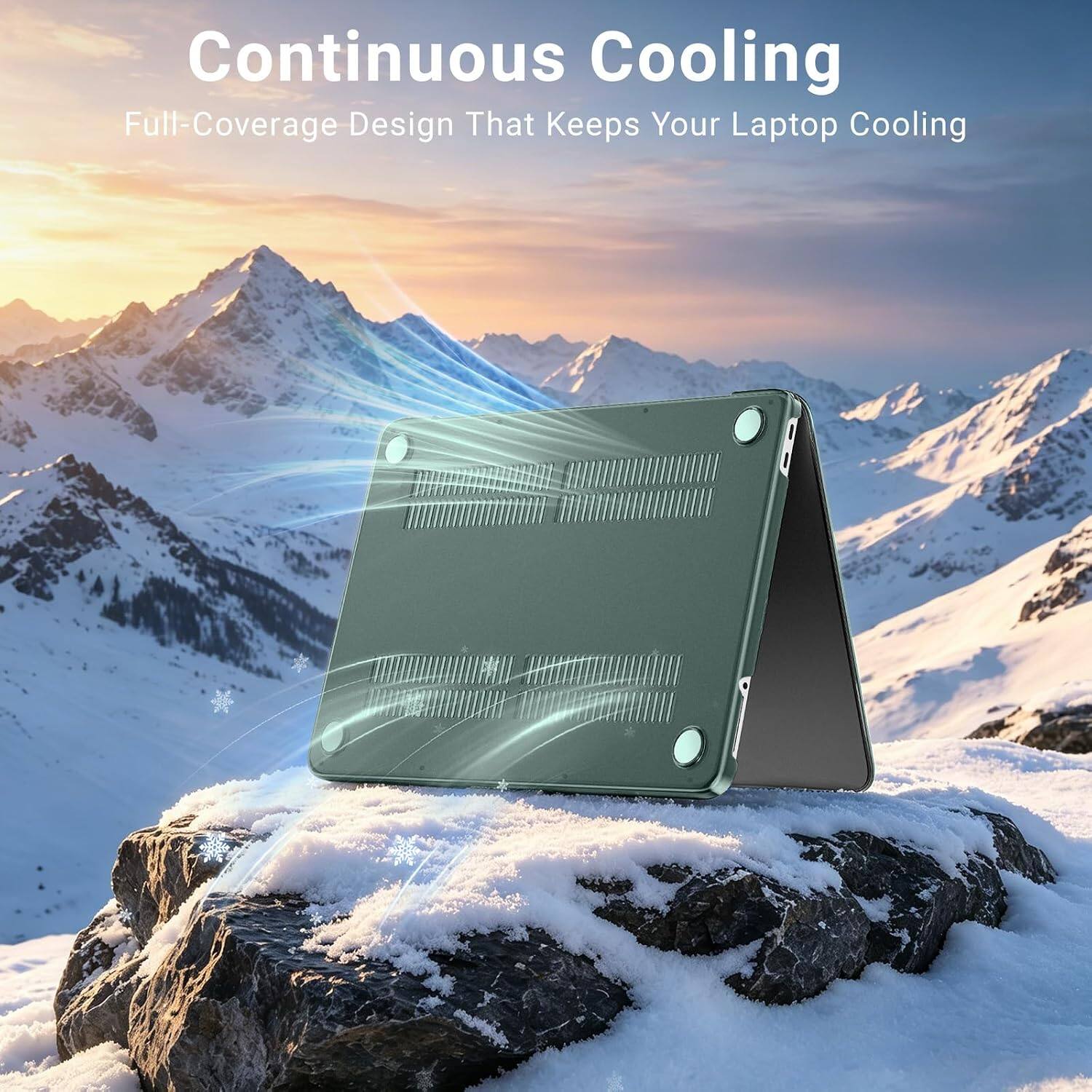 Continuous Cooling  
Full-Coverage Design That Keeps Your Laptop Cooling