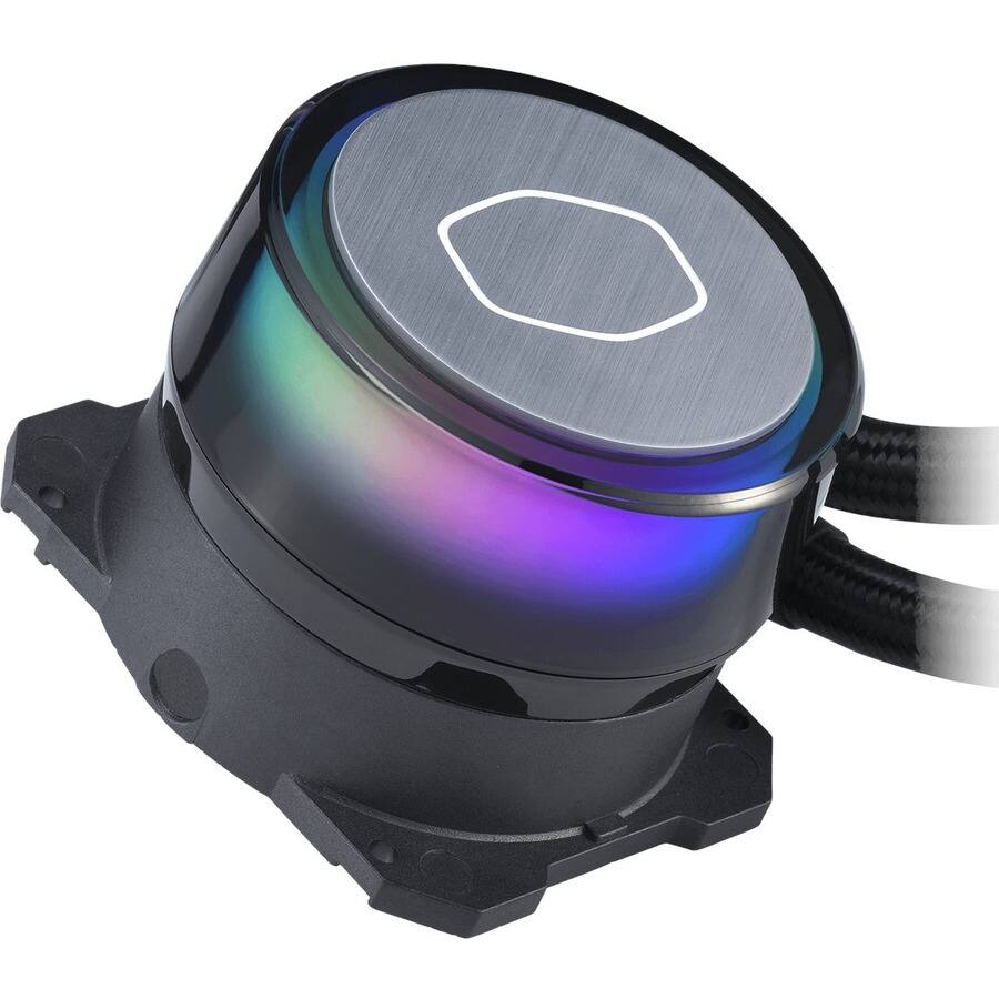 Alt View 2. Cooler Master - Cooler Master MasterLiquid ML240 Illusion - 2 x Fan(s) - 47.20 CFM Maximum Airflow - 1800 rpm - 4-Pin, 3-Pin - ARGB.