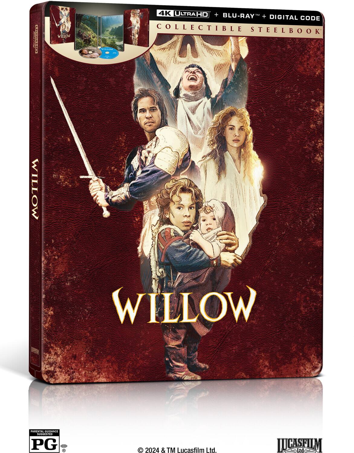 Alt View 1. Willow (Steelbook)   - 4K Blu-Ray.