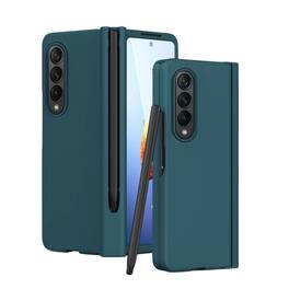 Stock Preferred - Protective Case with S Pen & Stand – Rugged Shockproof Armor Cover for Samsung Galaxy Z Fold4 - Green
