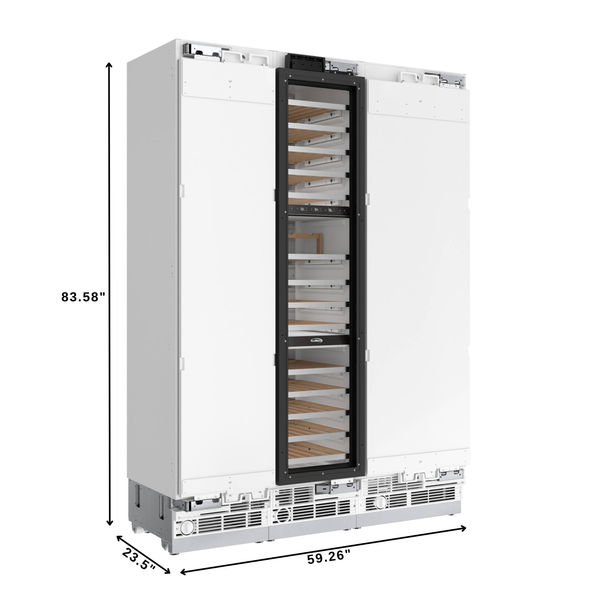 83.58"  
23.5"  
59.26"