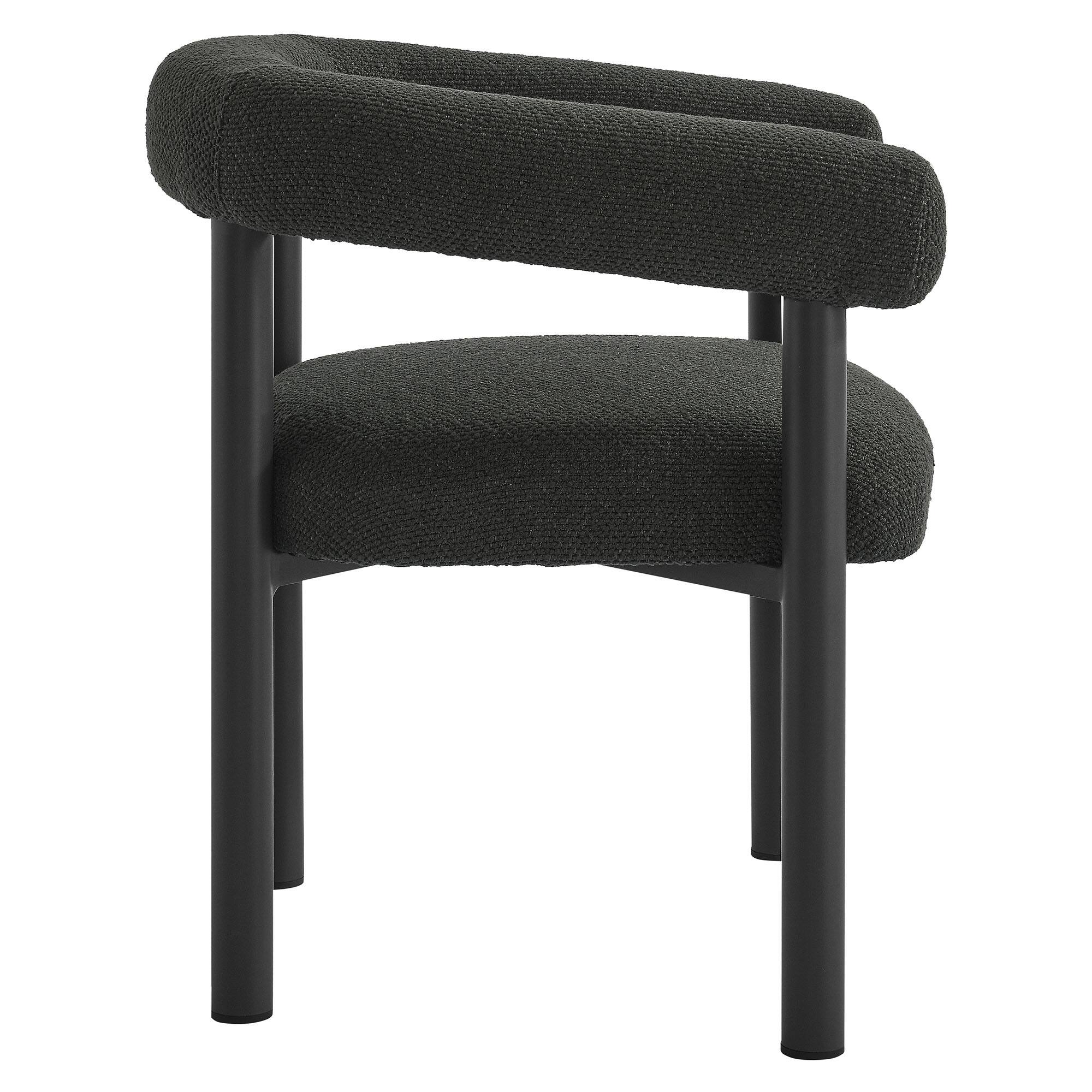 Alt View 4. Modway - Nautica Outdoor Patio Aluminum Dining Armchairs Set of 2 by Modway - Charcoal Graphite.