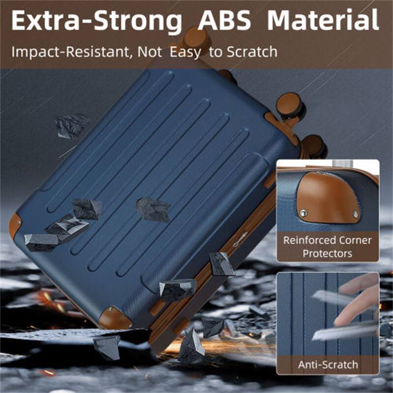Extra-Strong ABS Material  
Impact-Resistant, Not Easy to Scratch  

Reinforced Corner Protectors  

Anti-Scratch
