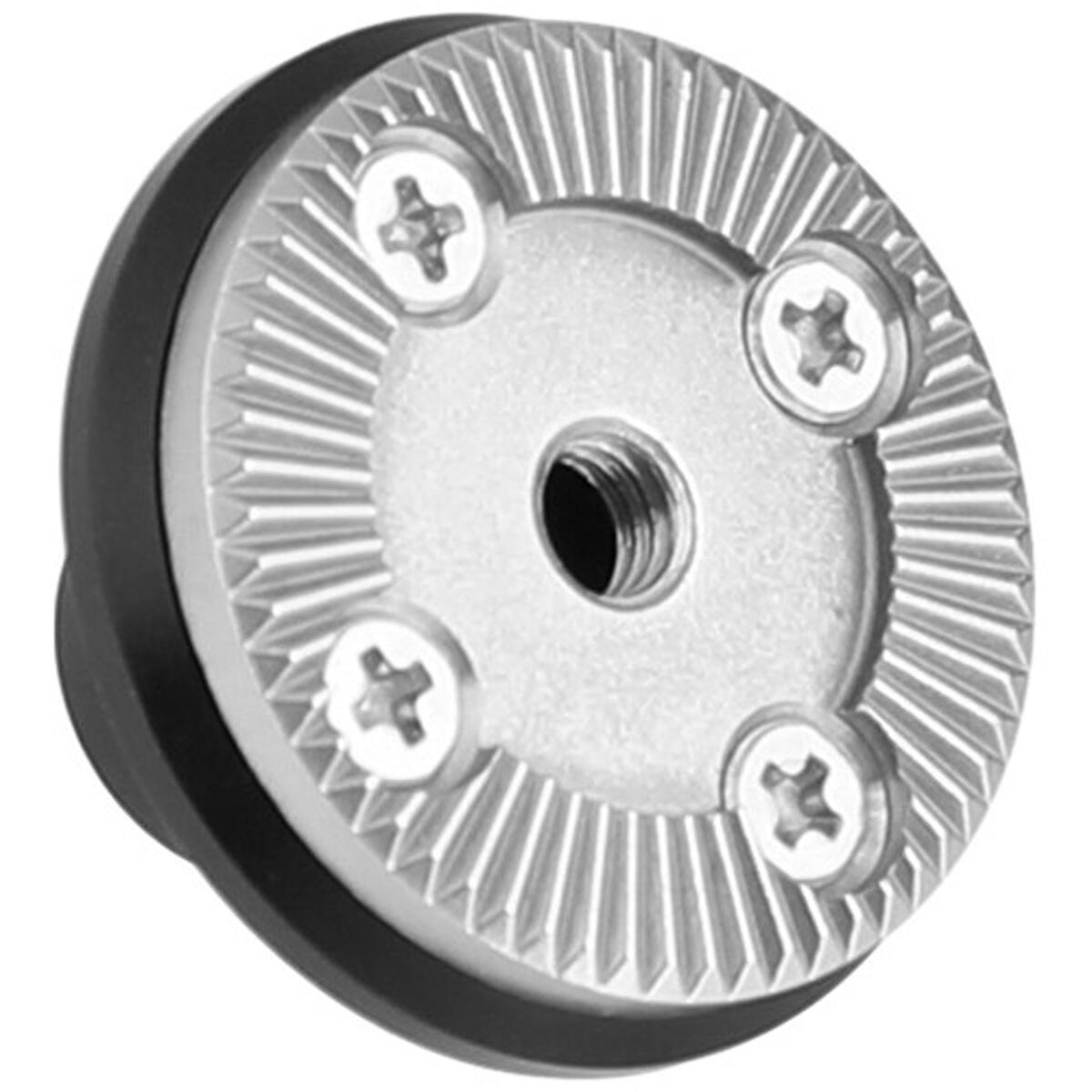 Alt View 1. CAMVATE - CAMVATE ARRI Rosette Mount M6 Female Thread Mount with 15mm Micro Rod.