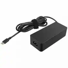 Lenovo - 65W Standard AC Adapter (USB Type-C)- EU/INA/VIE/ROK - 5 V DC, 9 V DC, 15 V AC, 20 V DC Output - 3.25 A - Black