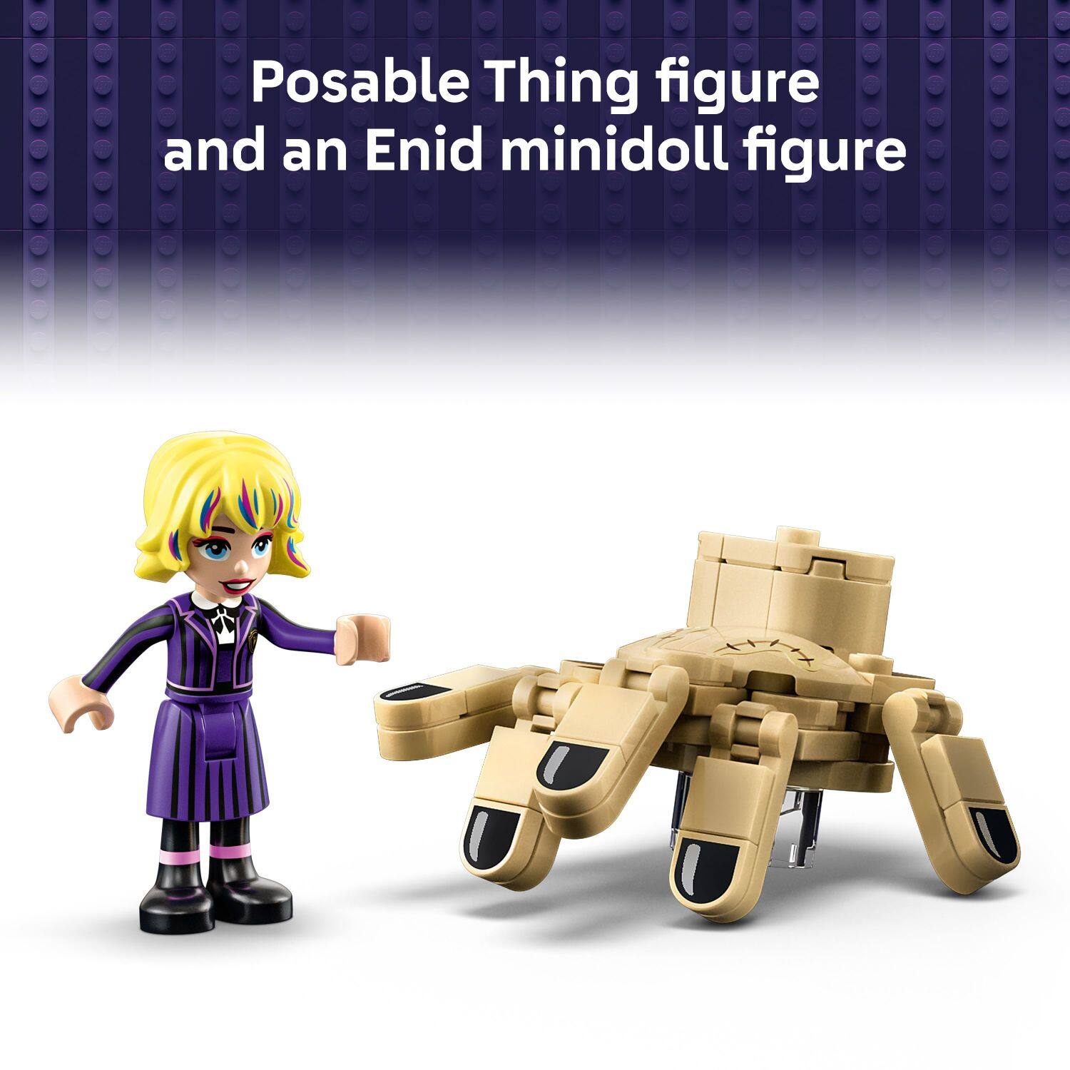 Posable Thing figure and an Enid minidoll figure