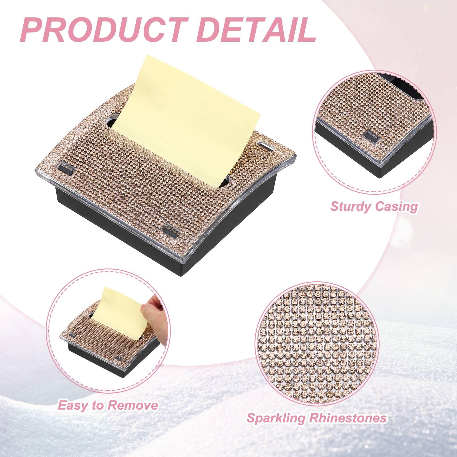 PRODUCT DETAIL

- Sturdy Casing
- Easy to Remove
- Sparkling Rhinestones