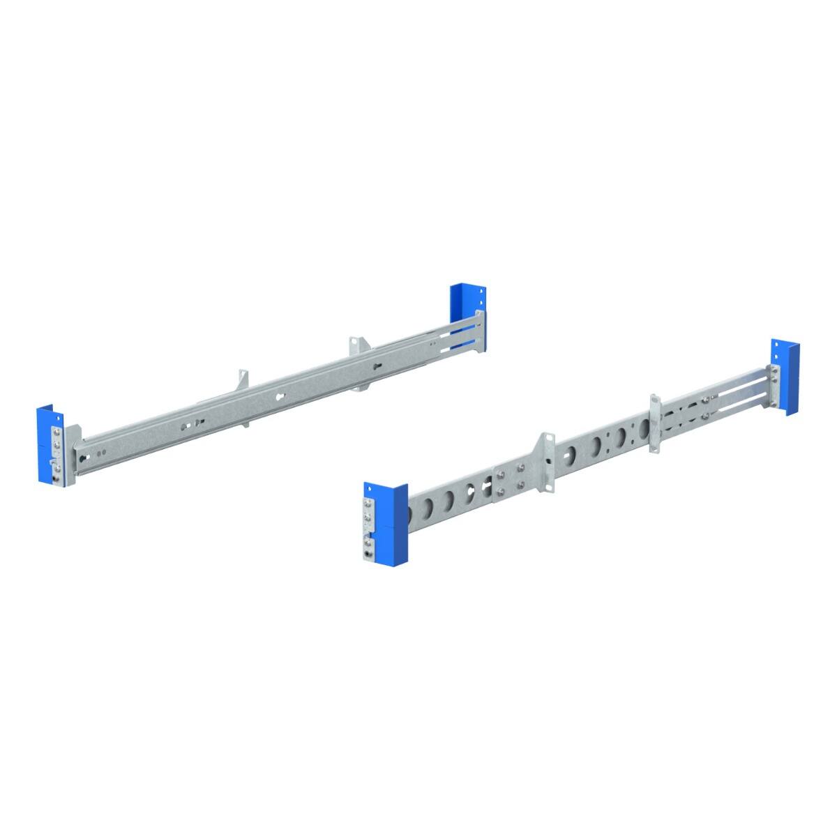 Front. RackSolutions - RackSolutions 2U Cobra 115-A Dry Slide Rail for Dell - Black.