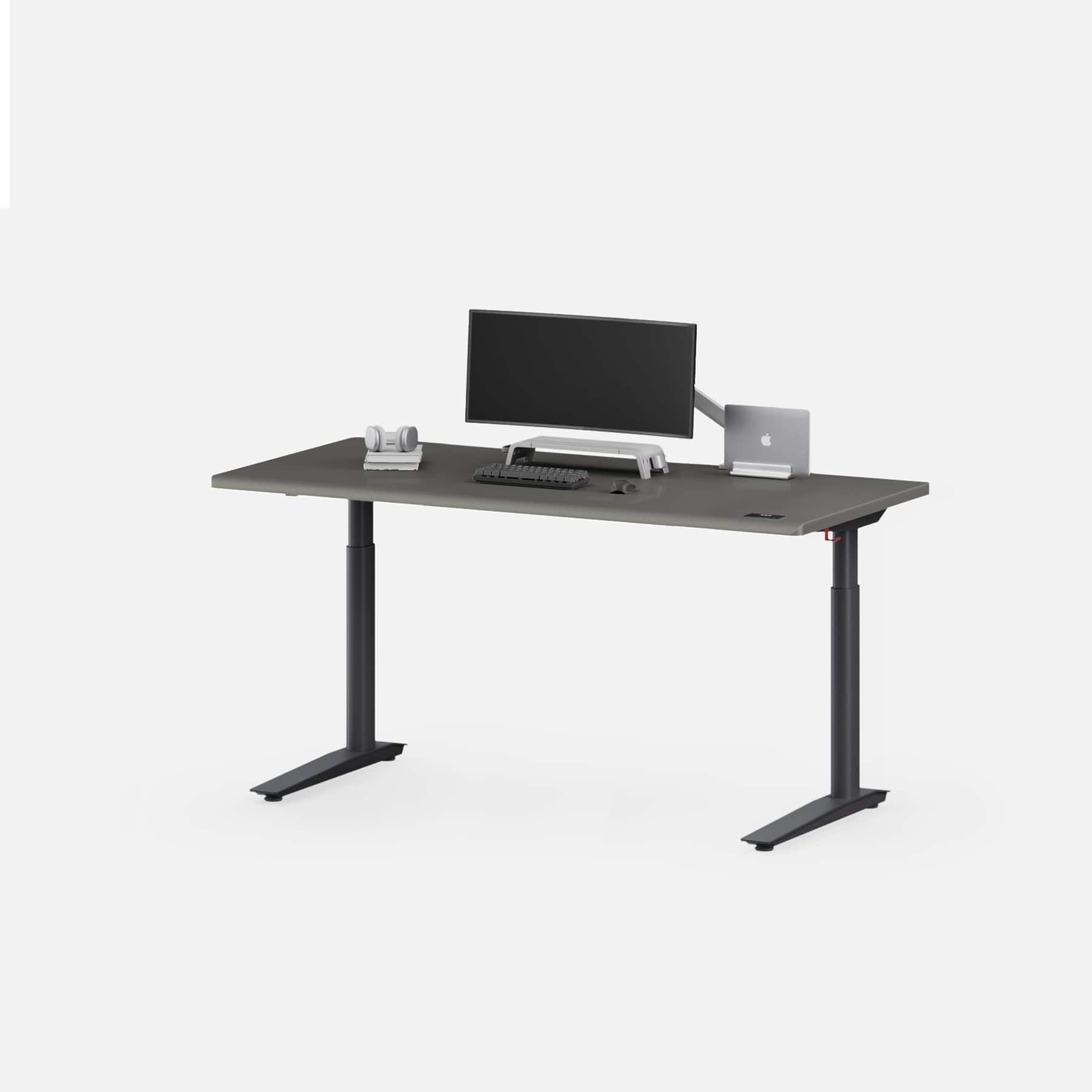 Autonomous - SmartDesk 5 Electric Standing Desk - SmartDesk 5 Pro Expanse - Meteor Gray
