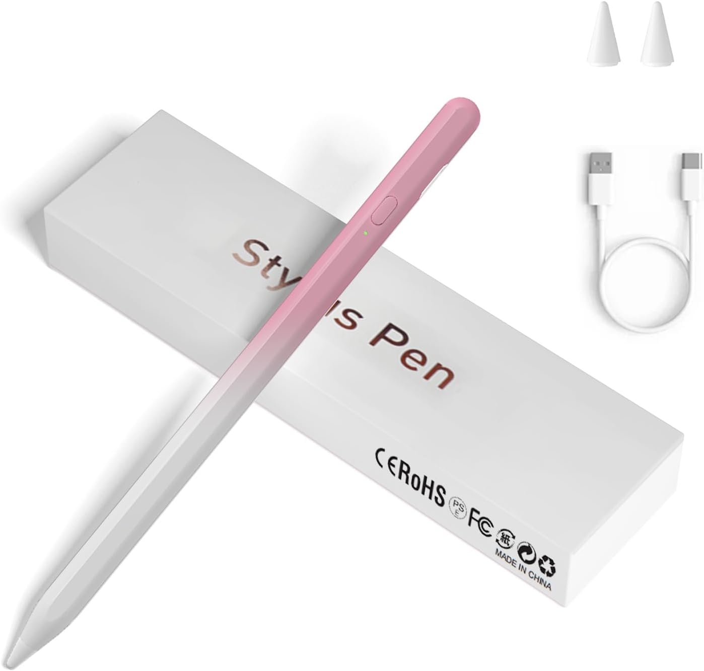 White Gradient Pink