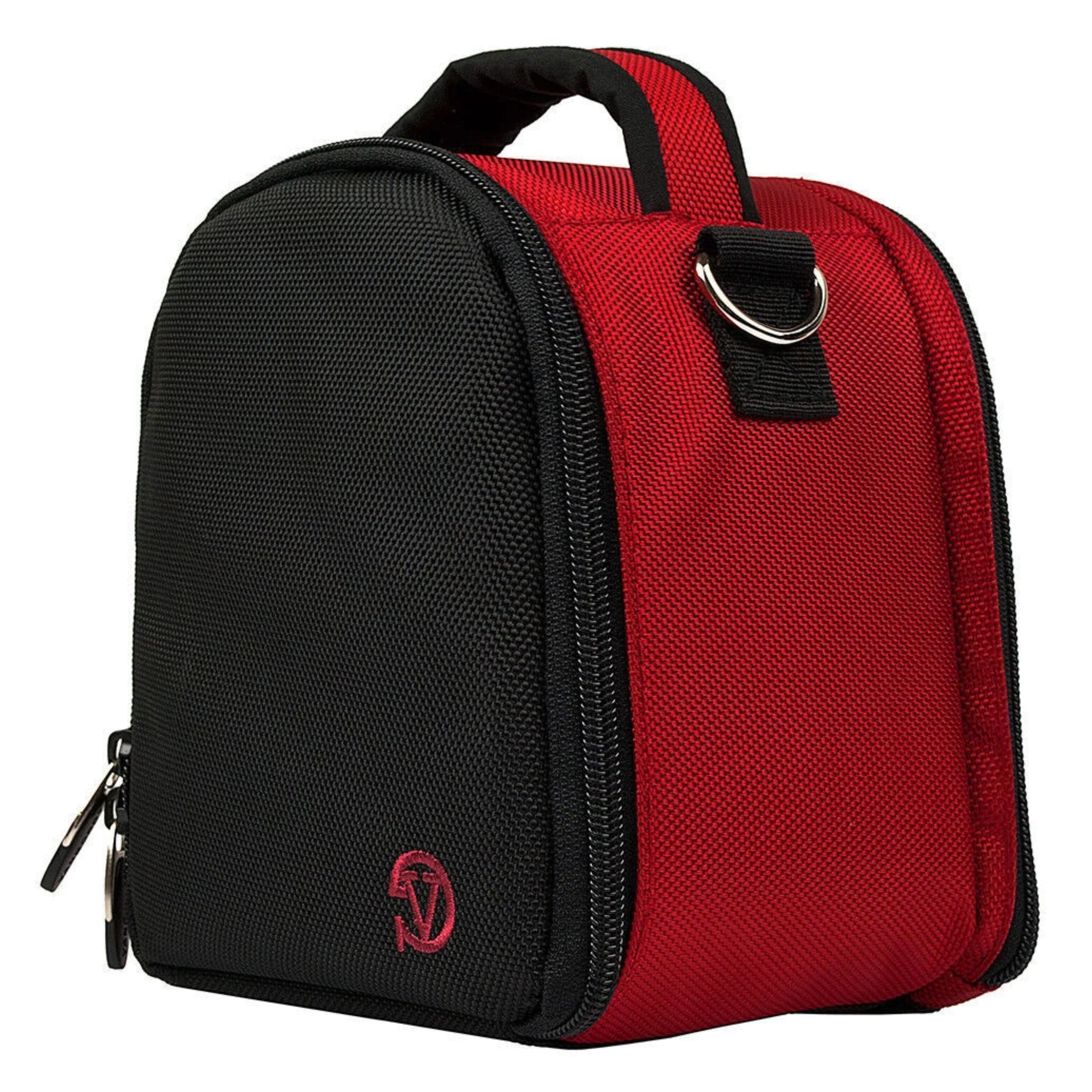 Kitcheniva - Small DSLR Camera Shoulder Bag Case For Canon EOS Rebel Red - Red