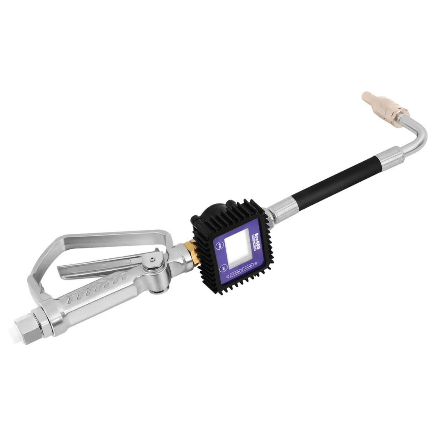 Back. Home Collection - Electronic Digital Oil Fluid Dispenser Meter Fueling Gun – 45BAR 360° Swivel Nozzle - Silver.